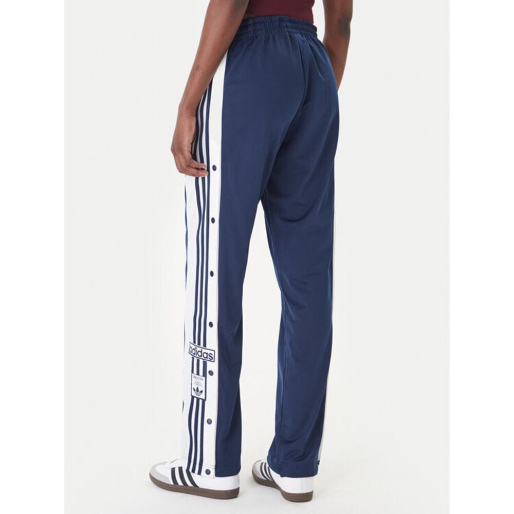 Womens Size L Adidas Track Pants Adibreak 3-Stripes Drawstring Blue White KD6325